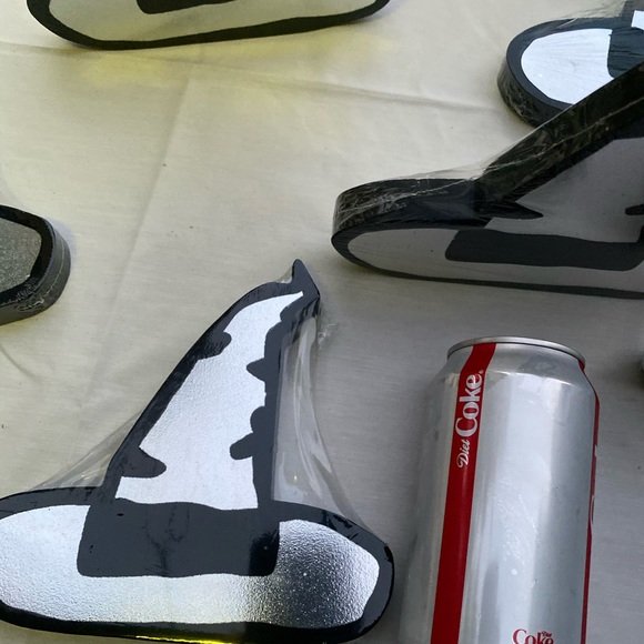 🍃  5 silver Witch hat table decoration set - Picture 1 of 5